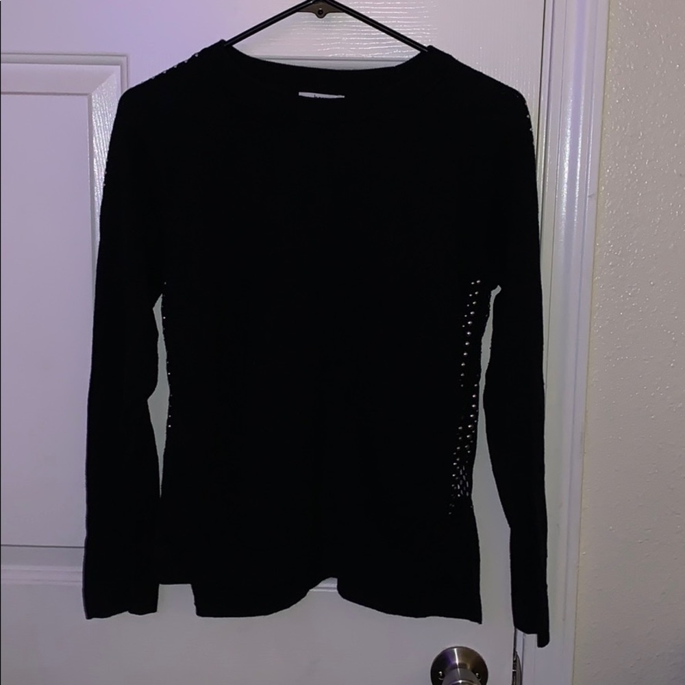 Black sweater top